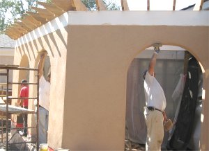 Inside of arches