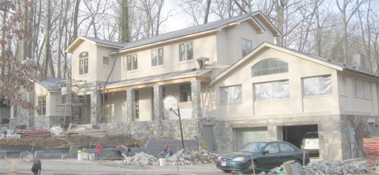 Stucco house in McLean, VA