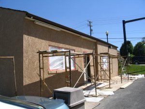 Entrance finished