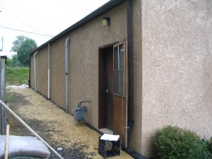 Rear entrance