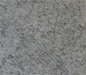 Close up of pebble dash finish