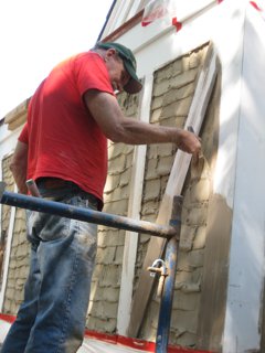 scallop stucco texture