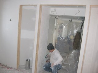 Plaster dining room