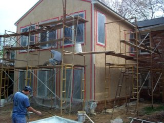 stucco addition in Falls Church