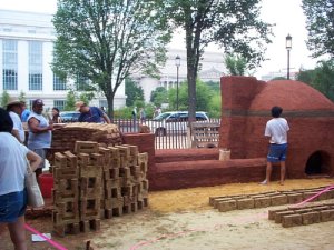 almost
              pollution free brick kiln