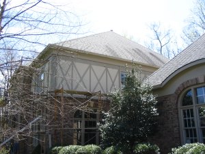 We stuccoed the back of this house 3 years ago
