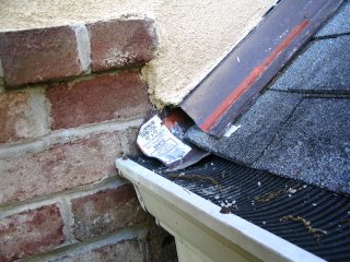 counter flashing and kick out