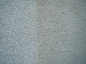 Spray dash stucco finish duplicated