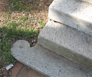 Granite stairs