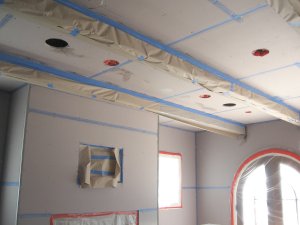 Blue board, or veneer plaster base in Alexandria, Virginia