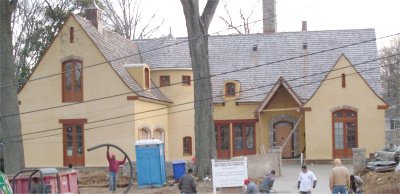 Color stucco house