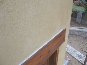 Lintels, or beams over the doors and windows