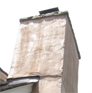 stucco chimney