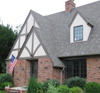 tudor style stucco