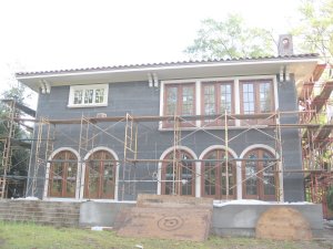 Traditional stucco in Alexandria, Virginia