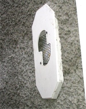 good solution to hanging lights on a rough finish