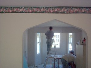 plaster arch