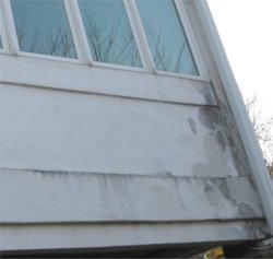 Old stucco torn off