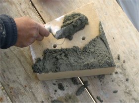 Keystones are real precast keystones