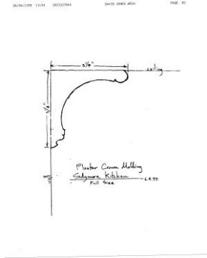 Plaster Mouldings for kitchen.