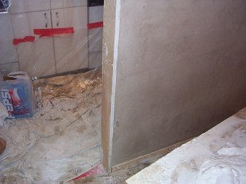 The strip of wood at the bottom is a ground