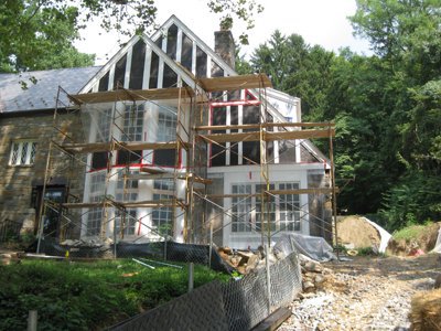 stucco addition in Washington, DC