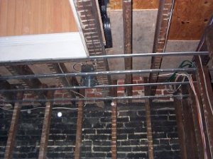 We furred the old ceiling with RC-1 channe