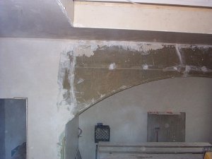Nice old plaster arch