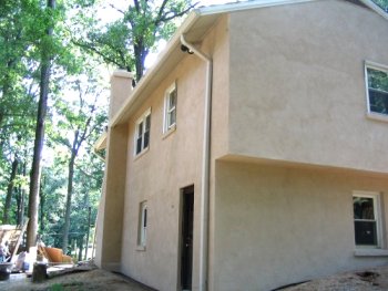 dramatic stucco make-over