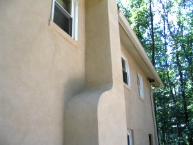 chimney
              shoulder
