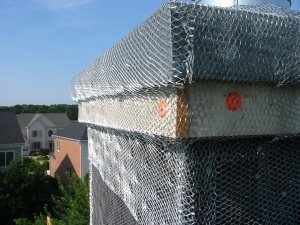 metal roof cap