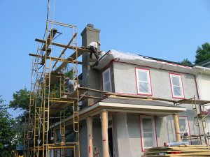 The two steps add a decorative effect