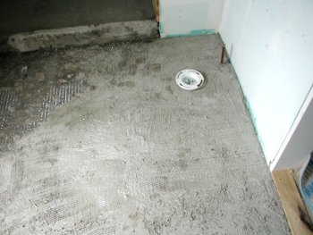 scratch coat is applied to self-furring lath