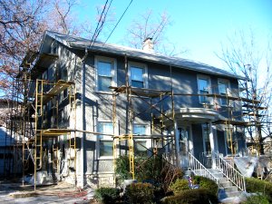 pebble dash stucco