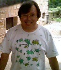 Richard wears wild tee shirts