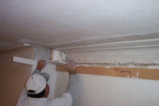 running plaster moulding