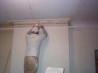 running plaster moulding