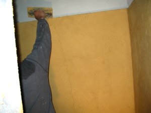 Stucco shower