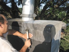 Top of chimney