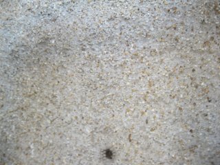 Old pebble stucco