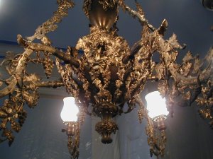 Bronze chandelier