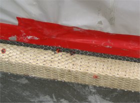 Nailer for sill put on below