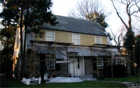 stucco
                failure is due to a gutter leaking over the years.