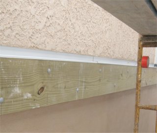 flashing on the ledger board
