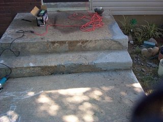 Spalling
              areas
