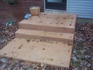 pumpkin-orange stucco finish