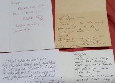 hand written thank you notes